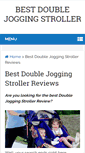 Mobile Screenshot of bestdoublejoggingstroller.net