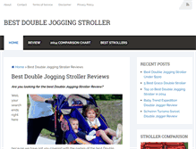 Tablet Screenshot of bestdoublejoggingstroller.net